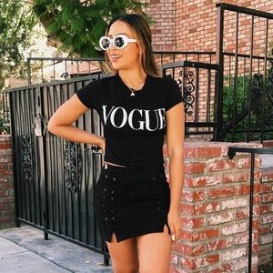 Vogue crop top